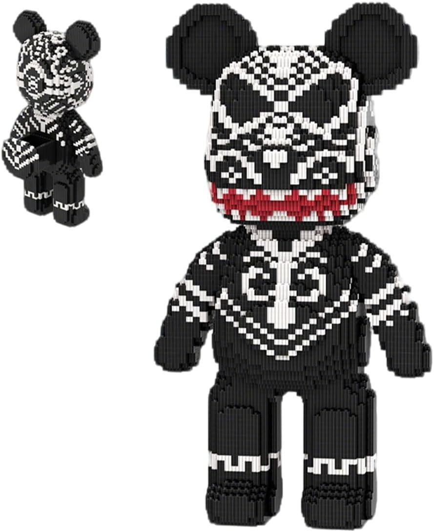 Black Totem Bear Building Blocks Set 7220pcs | Creative DIY Toy for Kids