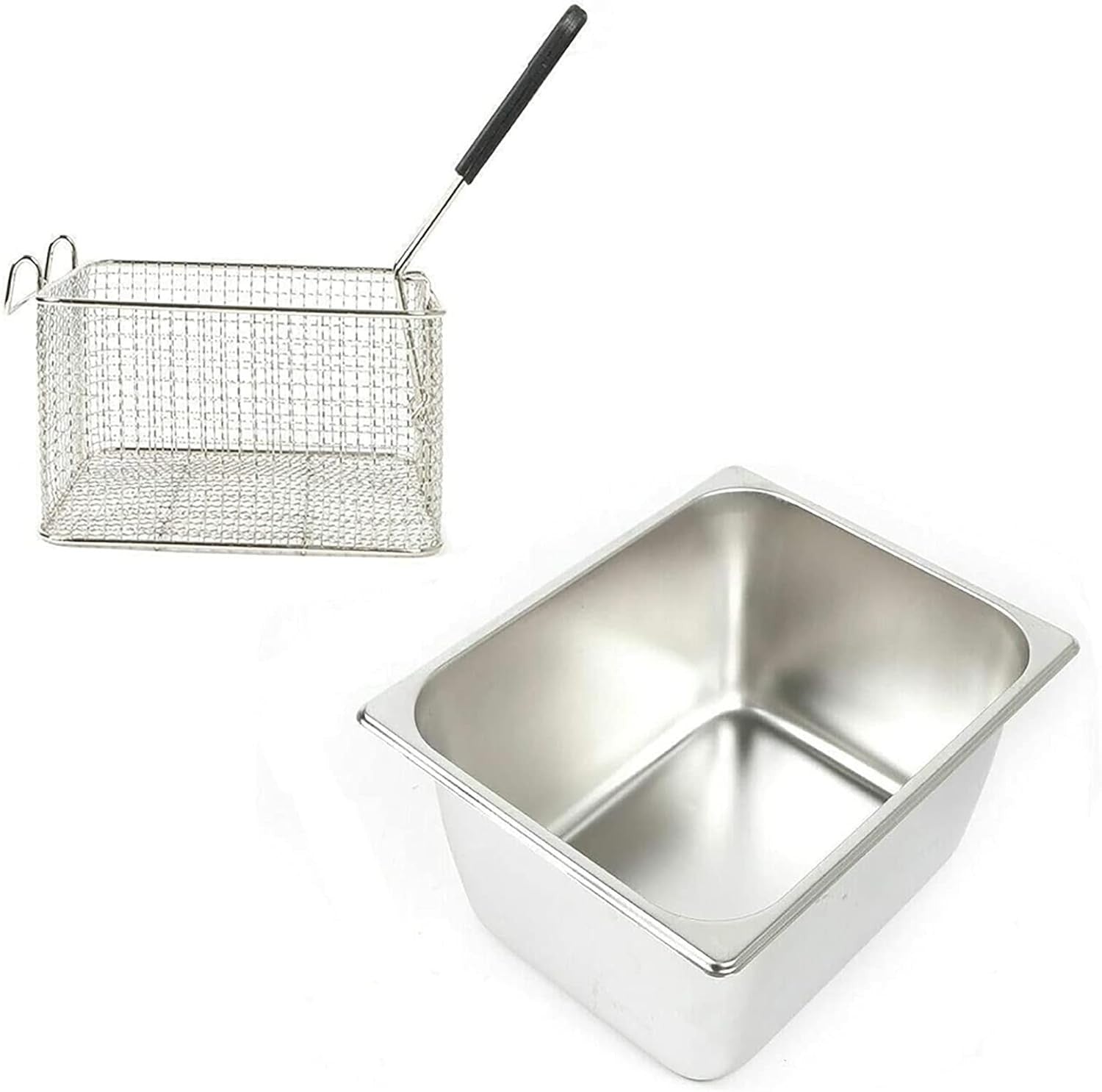 Commercial LPG Gas Deep Fryer 6L/12L Stainless Steel Countertop