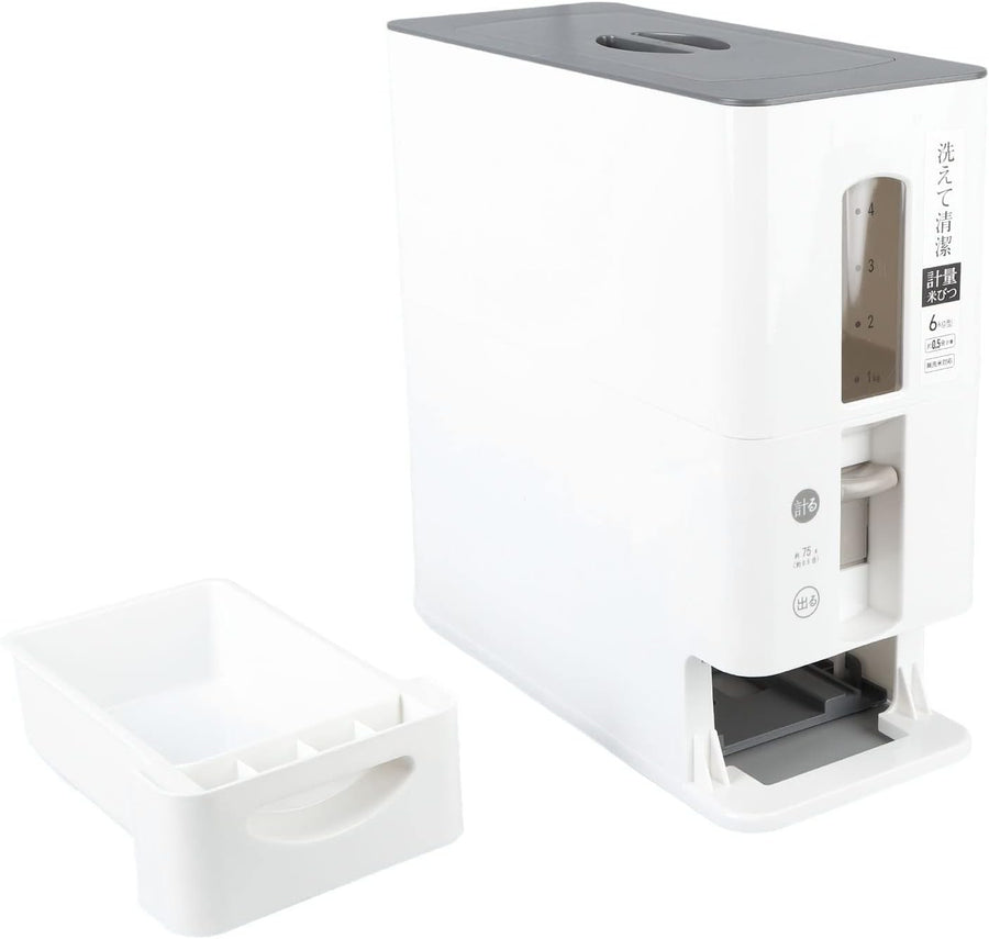6KG Automatic Rice Dispenser One Key Grain Storage Container