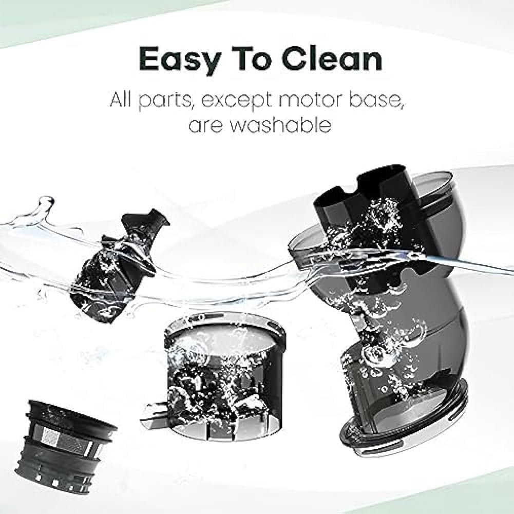Cold Press Juicer 88mm Feed Chute Slow Masticating Anti Drip Quiet 150W