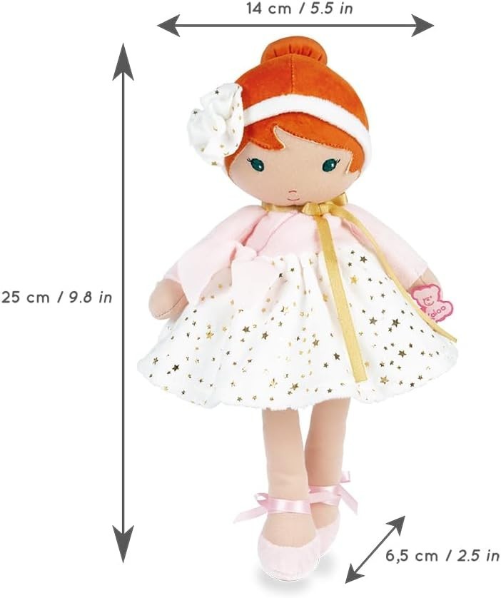 25cm Soft Fabric Baby Doll Ballet Style Cuddly First Doll Newborn Gift