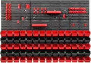 Garage Tool Peg Board Wall Organizer Storage Bin Workshop Rack