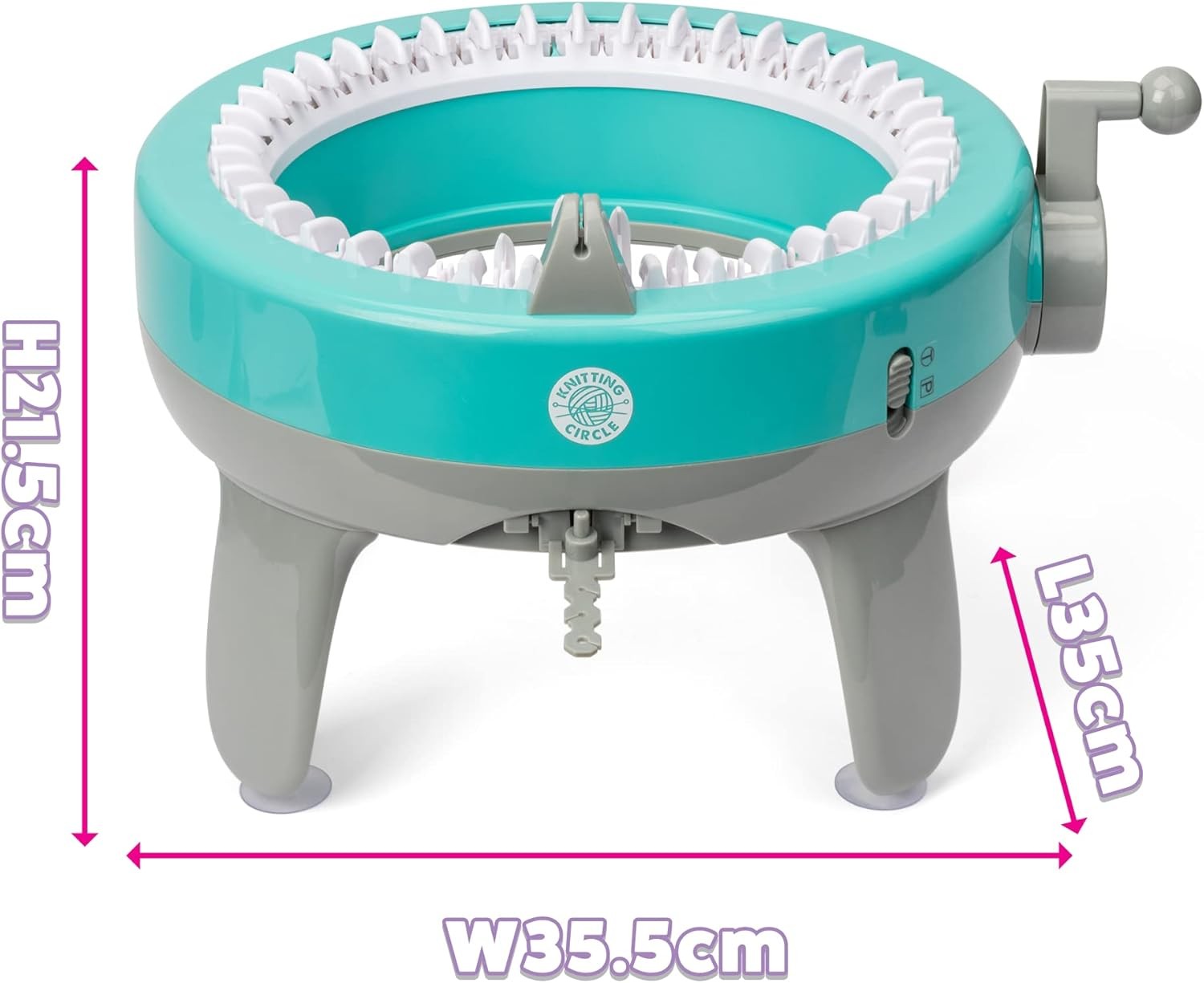 Kids Knitting Machine Craft Kit Beginner Circle Loom Gloves Hats Scarves