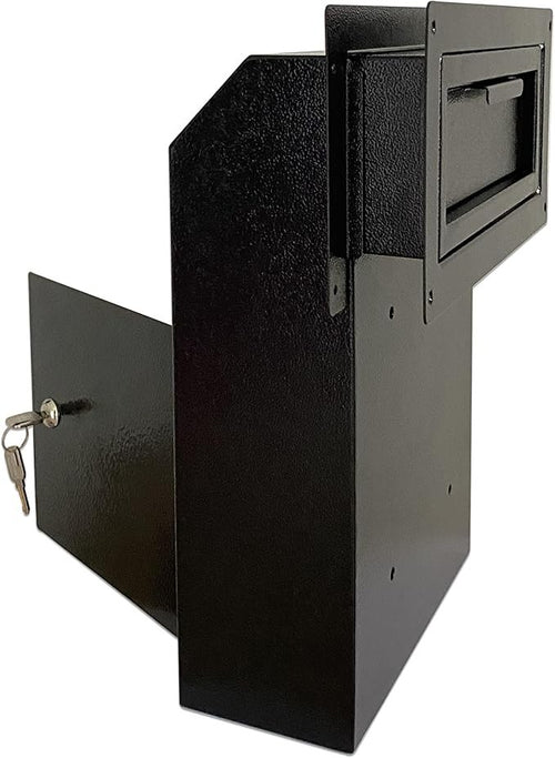 Locking Steel Mail Drop Box Anti-Fishing Secure Rear Access for Rent Keys Cash