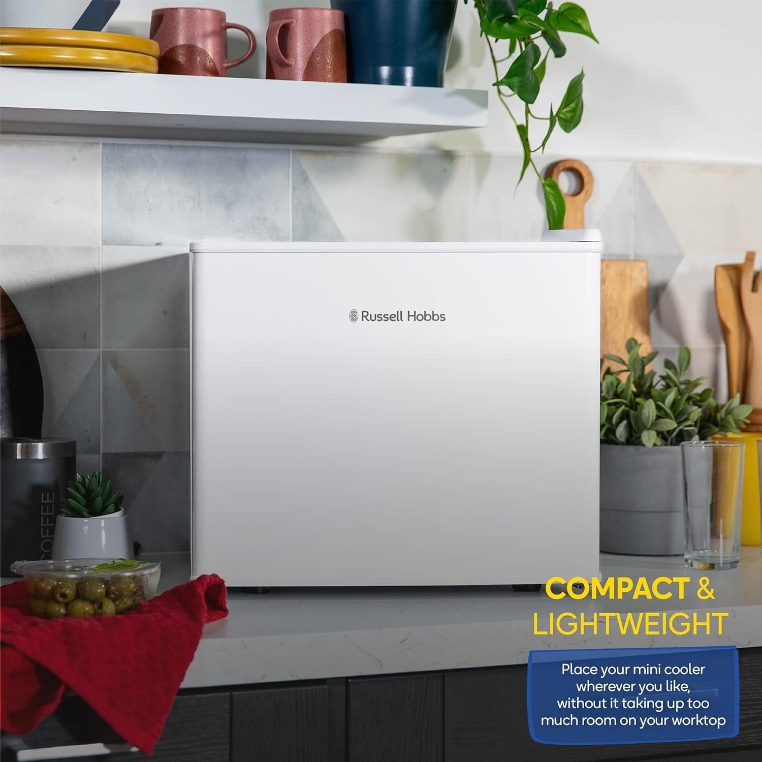 17L Mini Cooler Portable Thermoelectric Compact Fridge Manual Temp White