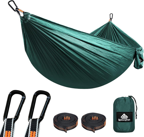 Ultra-Light Travel Camping Hammock - 300kg Load, Quick-Dry Nylon, Compact
