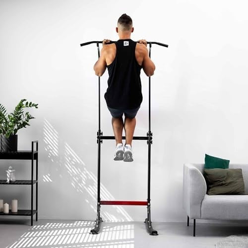 Professional Adjustable Power Tower – Pull-Up, Dip & Push-Up Home Gym
