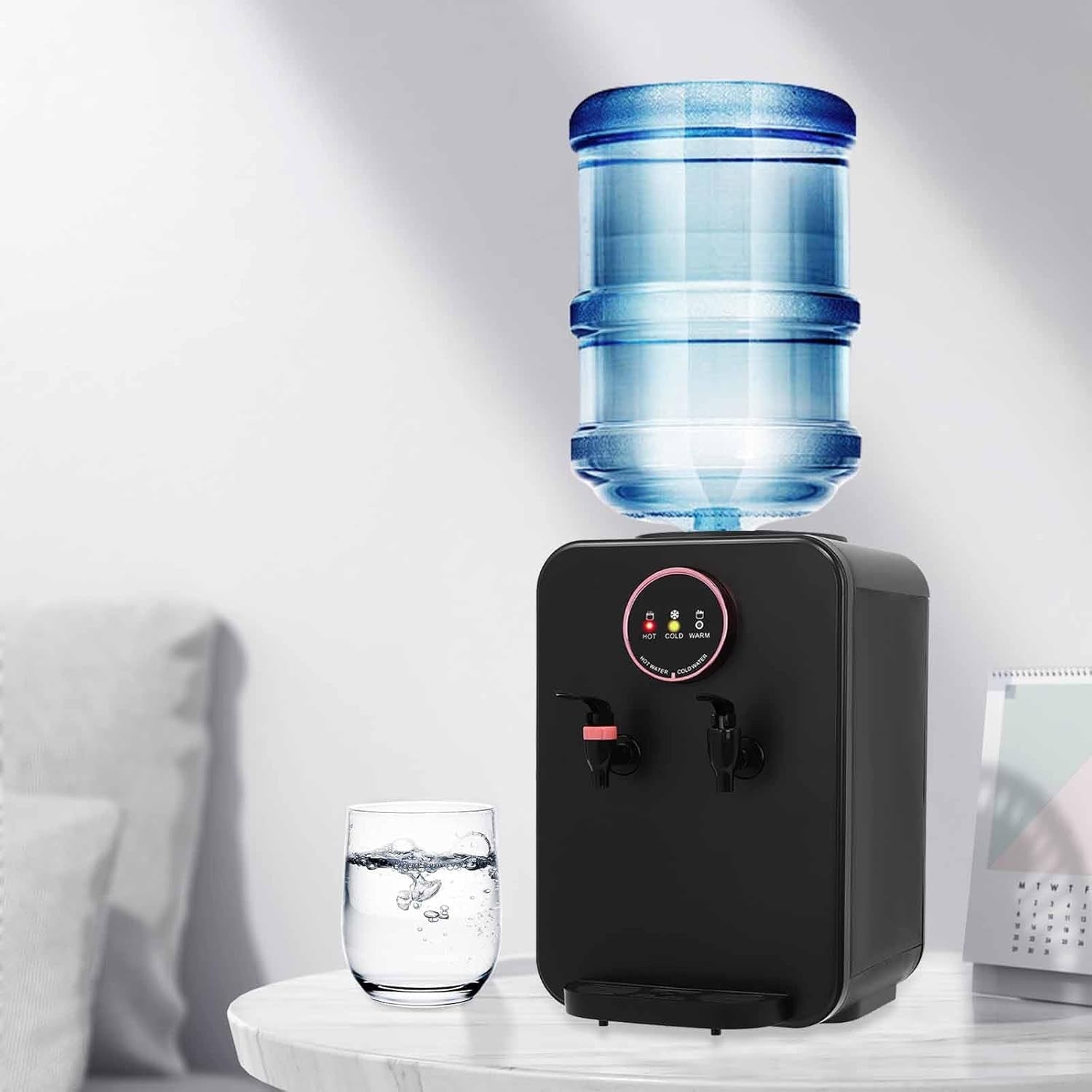 Hot Cold Water Cooler Dispenser Loading LED Display Home Office