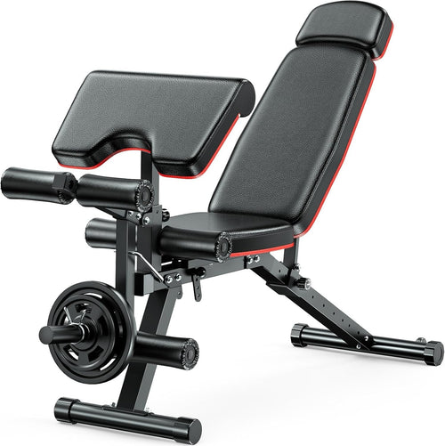 All-In-One Adjustable Workout Bench 800lb Incline Decline Home Gym
