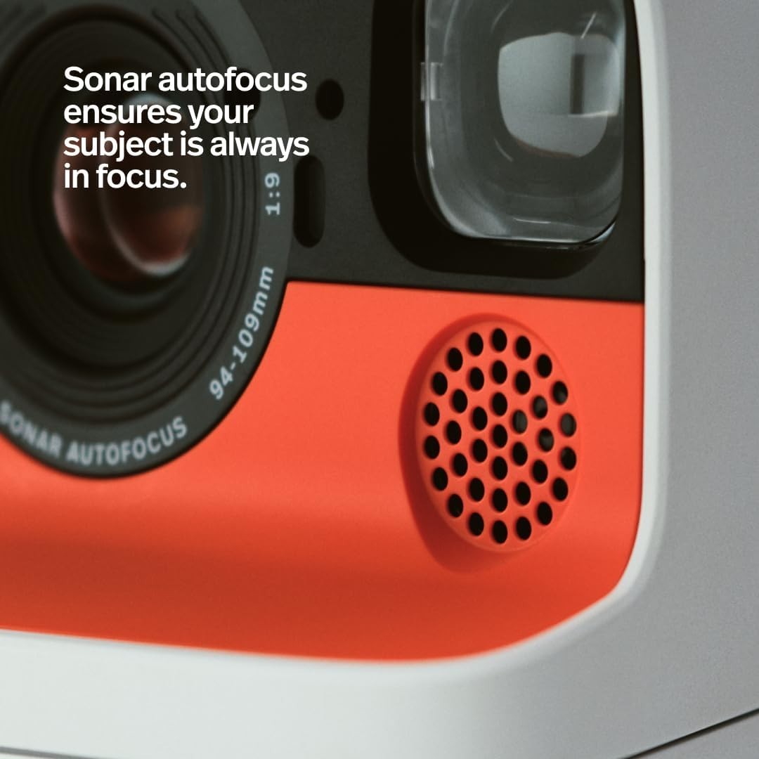 Instant Camera Film Bundle Sonar Autofocus USB-C 16 Photos White