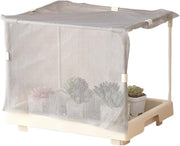 Mini Indoor Greenhouse Box 35x27x7cm Frost Protector for Balcony & Plants