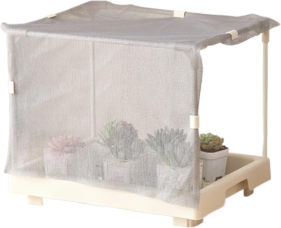 Mini Indoor Greenhouse Box 35x27x7cm Frost Protector for Balcony & Plants