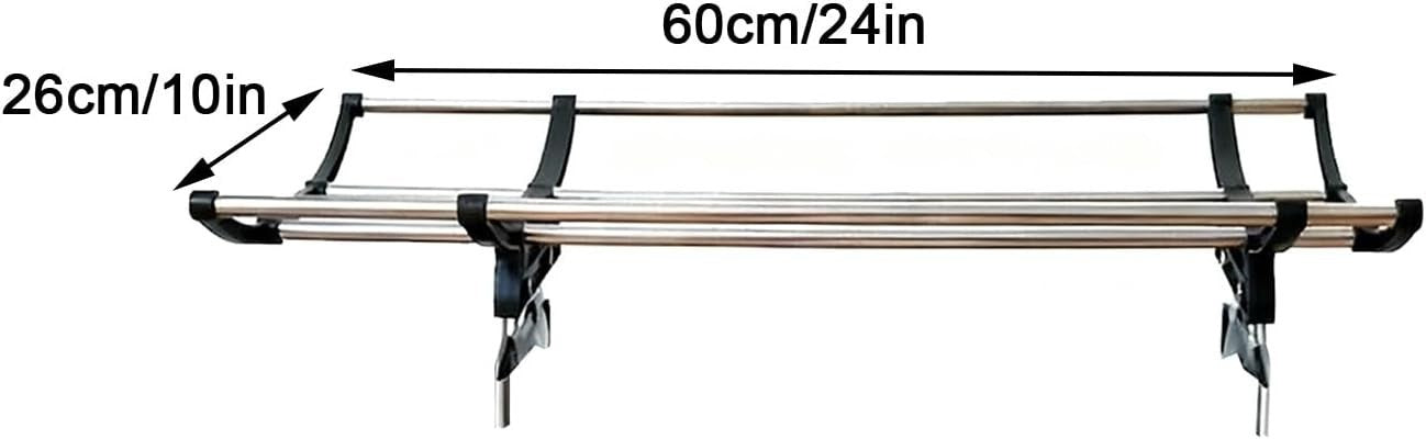 Adjustable Oil Radiator Drying Rack Foldable 60cm Indoor Outdoor Laundry