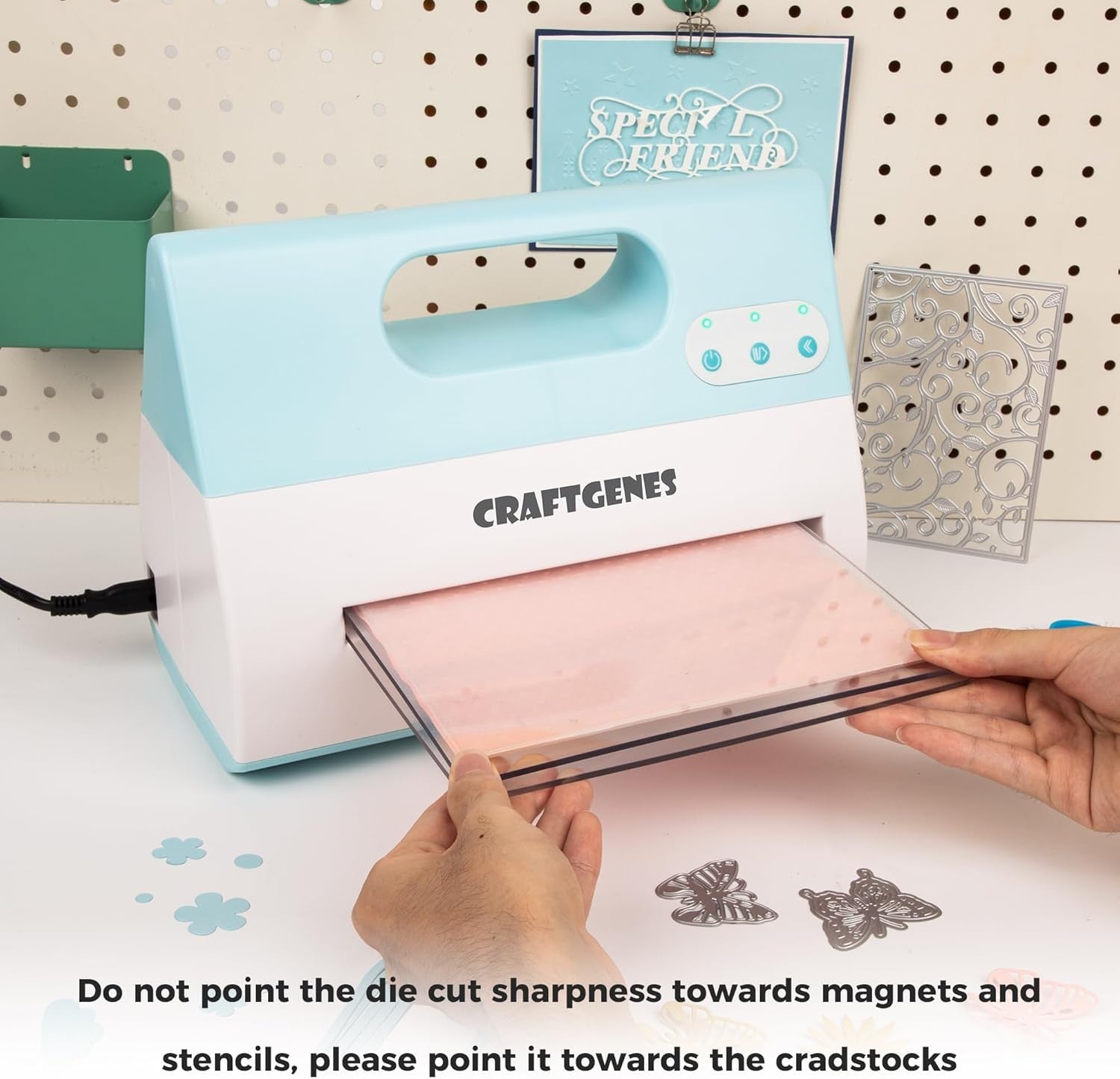 Electric Die Cutting Machine 9 Inch Craft Embossing Cutter Card Making