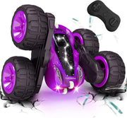 360° Flip RC Stunt Car for Kids 3-12 | LED 4WD Double-Sided Toy Truck