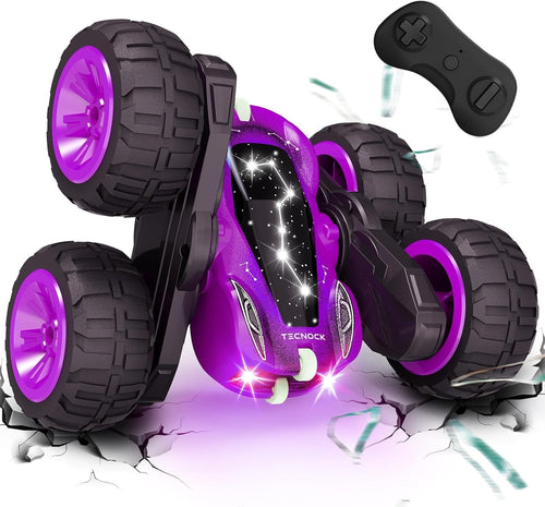 360° Flip RC Stunt Car for Kids 3-12 | LED 4WD Double-Sided Toy Truck