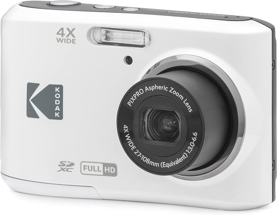 16MP Compact Digital Camera 4X Optical Zoom HD Video LCD Stabilization