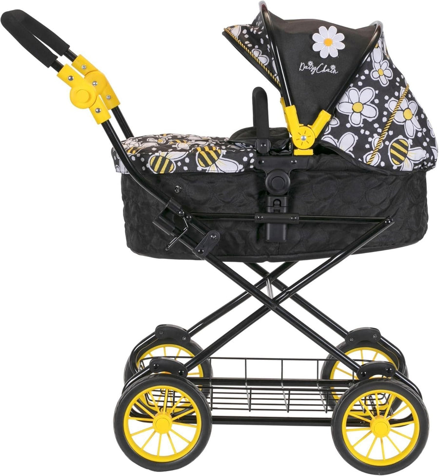 Travel System Doll Pram Tall Adjustable Handle Pushchair Kids 5–9Y