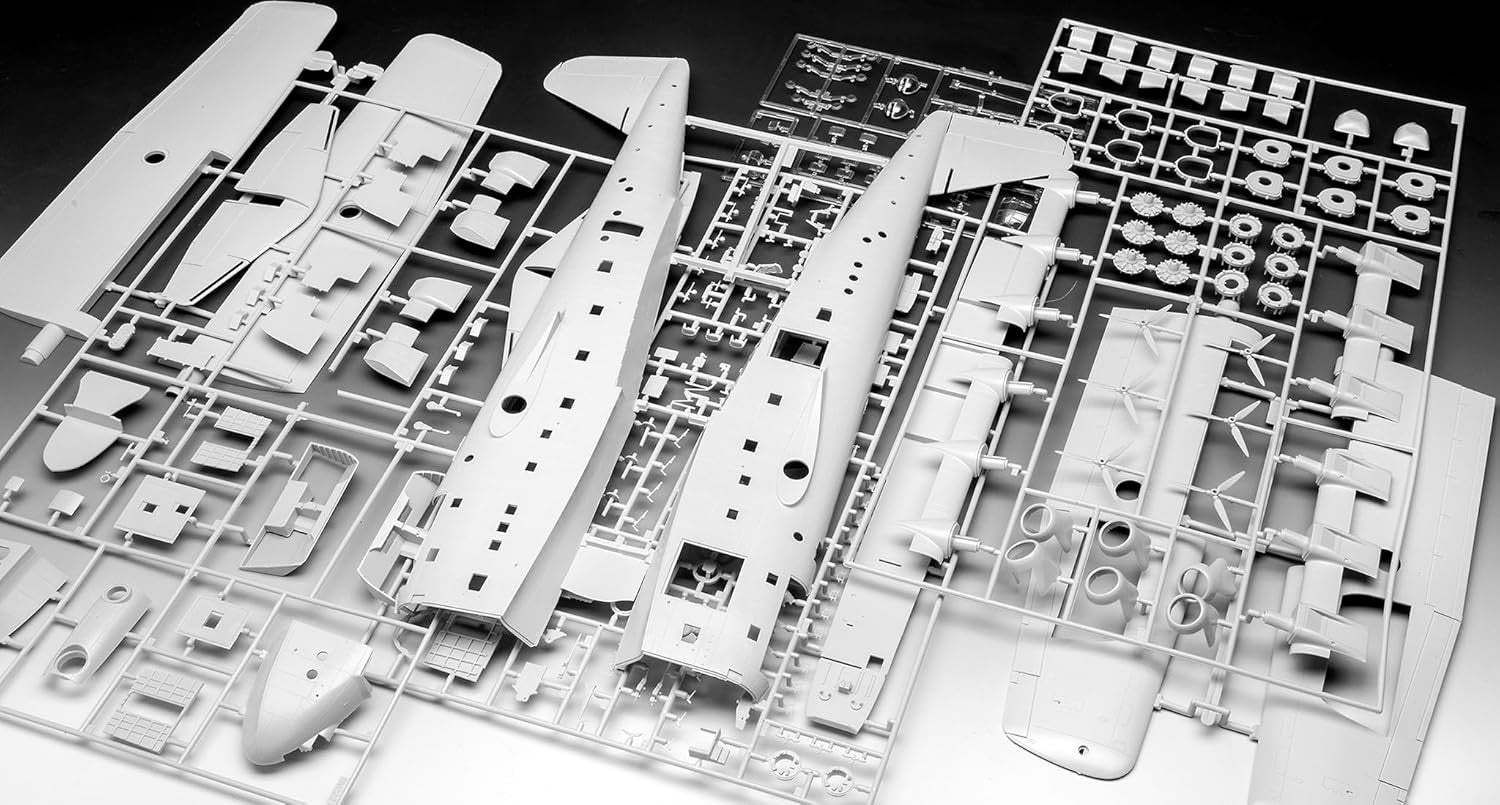 1:72 Scale WWII Flying Boat Model Kit – Unpainted Military Display Plane