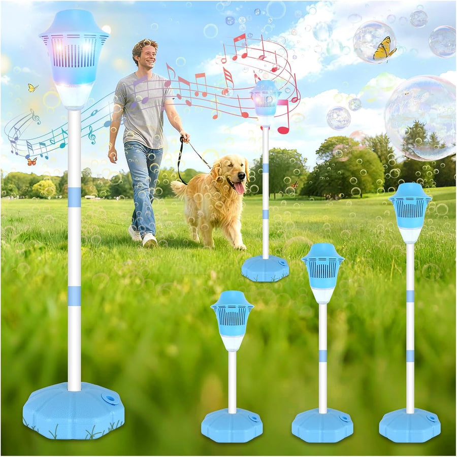 Standing Bubble Machine Lamp 47 Inch Rechargeable Light Music
