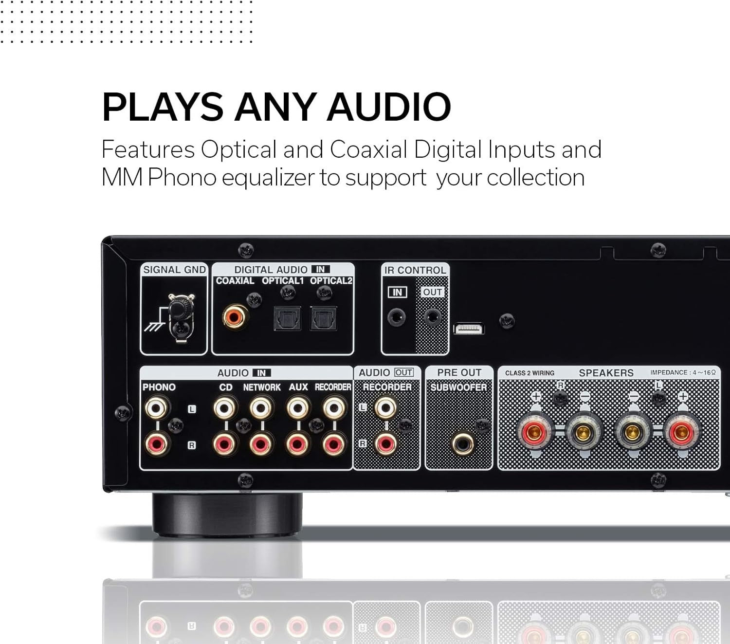 70W HiFi Stereo Amplifier Bluetooth Phono Optical Sub Out