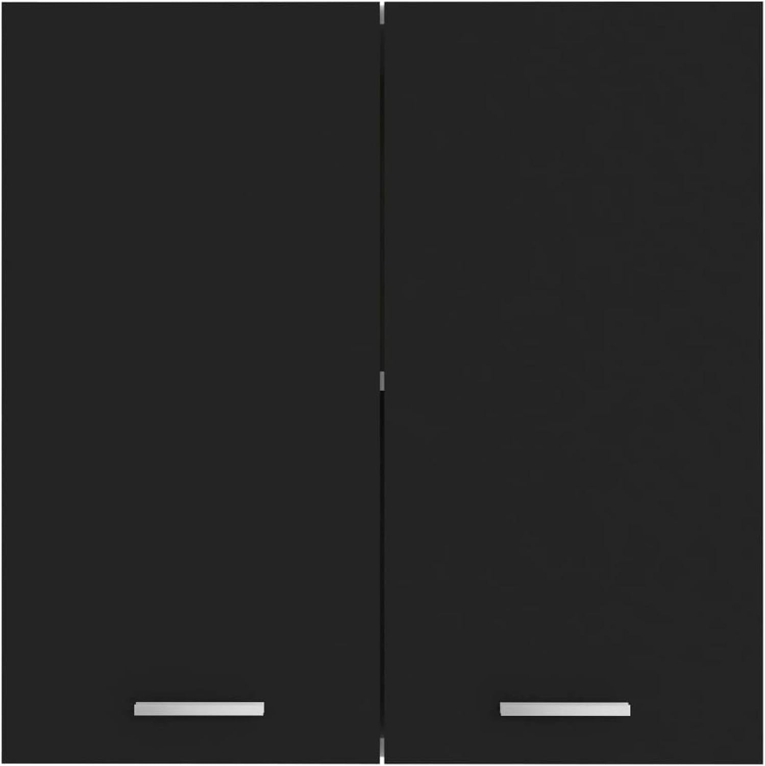 Wall Mounted Kitchen Cabinet Hanging Storage Cupboard with Lockable Doors 60x31x