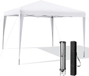 3x3m Pop Up Gazebo Adjustable Waterproof Outdoor Canopy w/ Bag White