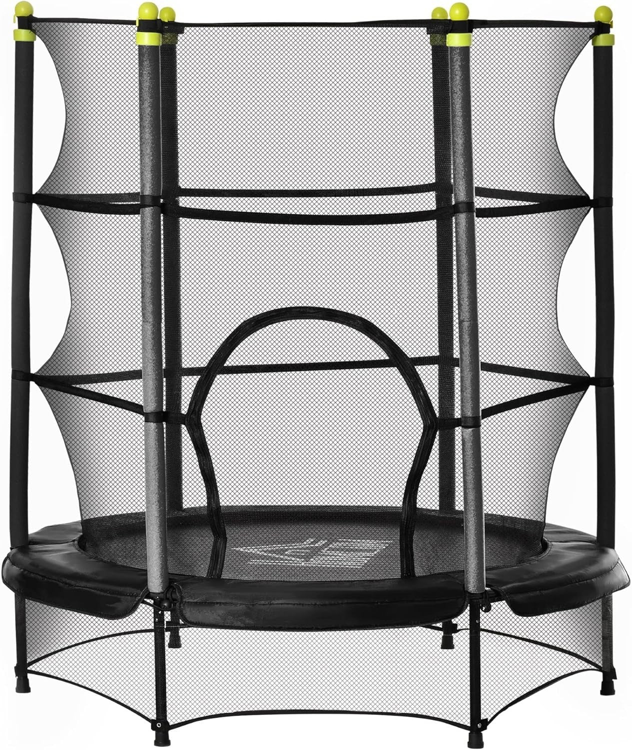 4.6FT Kids Trampoline Enclosure Net Springless Indoor Outdoor 50KG