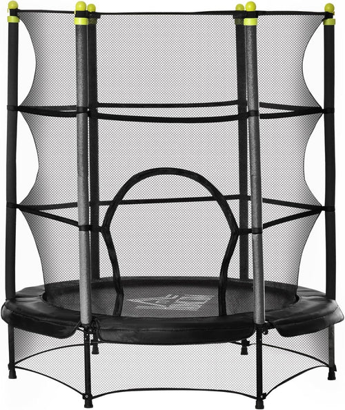 4.6FT Kids Trampoline Enclosure Net Springless Indoor Outdoor 50KG