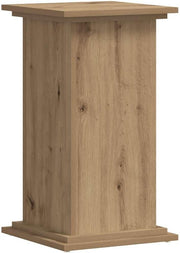 Wood Plant Stand 33x33x60cm Tall Display Pedestal Table Indoor Outdoor Decor Oak