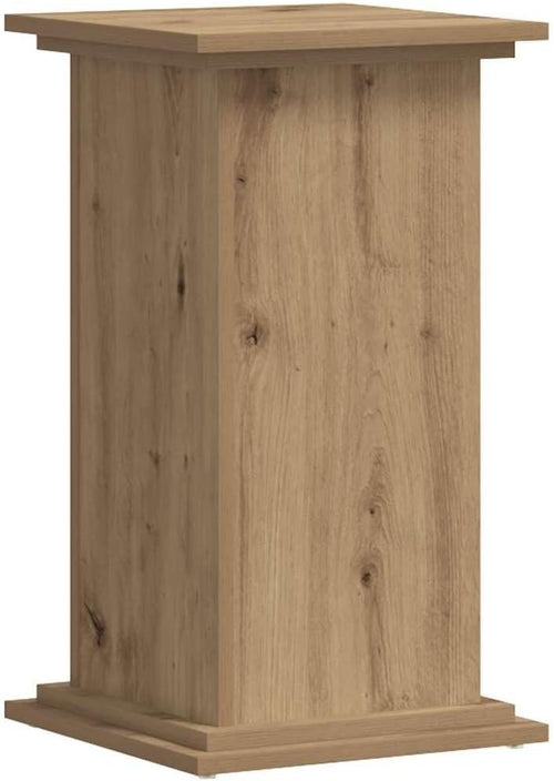 Wood Plant Stand 33x33x60cm Tall Display Pedestal Table Indoor Outdoor Decor Oak