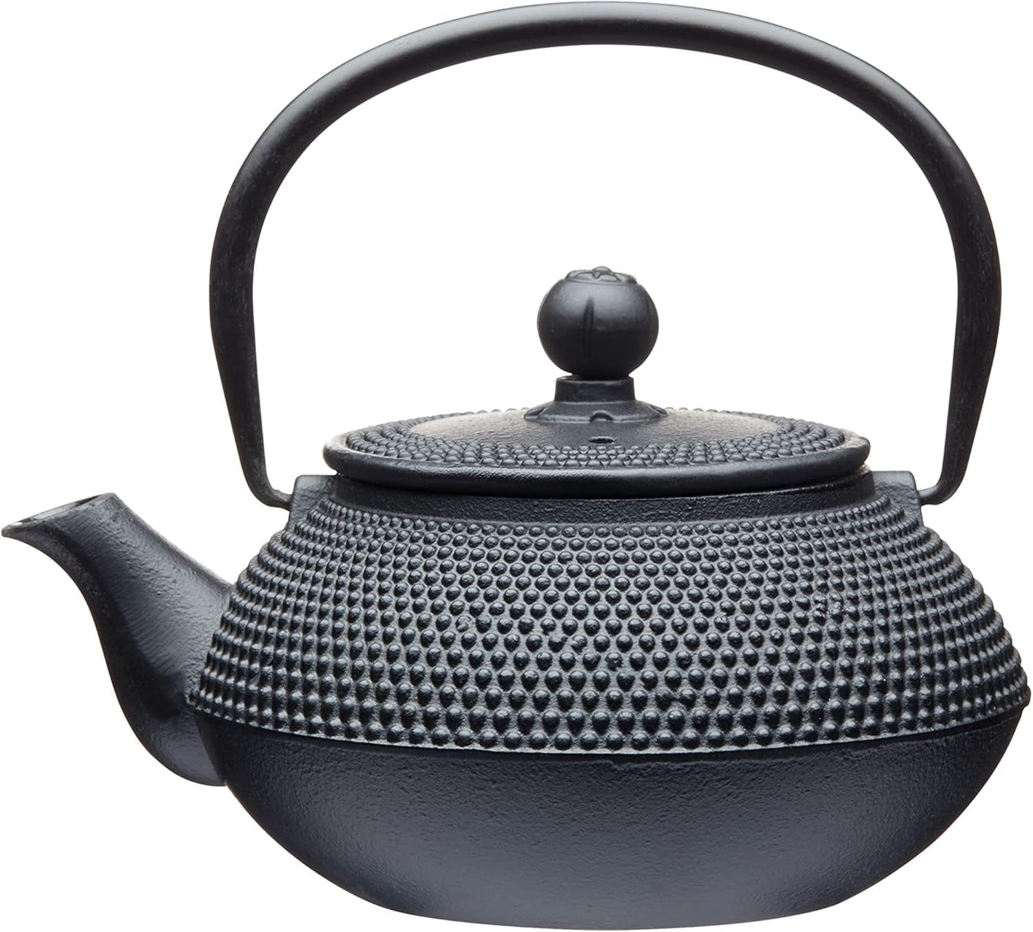 Cast Iron Japanese Teapot 600ml Tetsubin Tea Pot Infuser Black