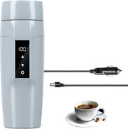 12V Portable Electric Kettle 40-100°C Car Heating Cup 80W Auto Shut Off