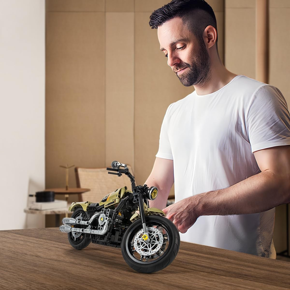 479-Piece 2-in-1 Motorbike & Fighter Building Blocks Set – Interactive Toy Gift