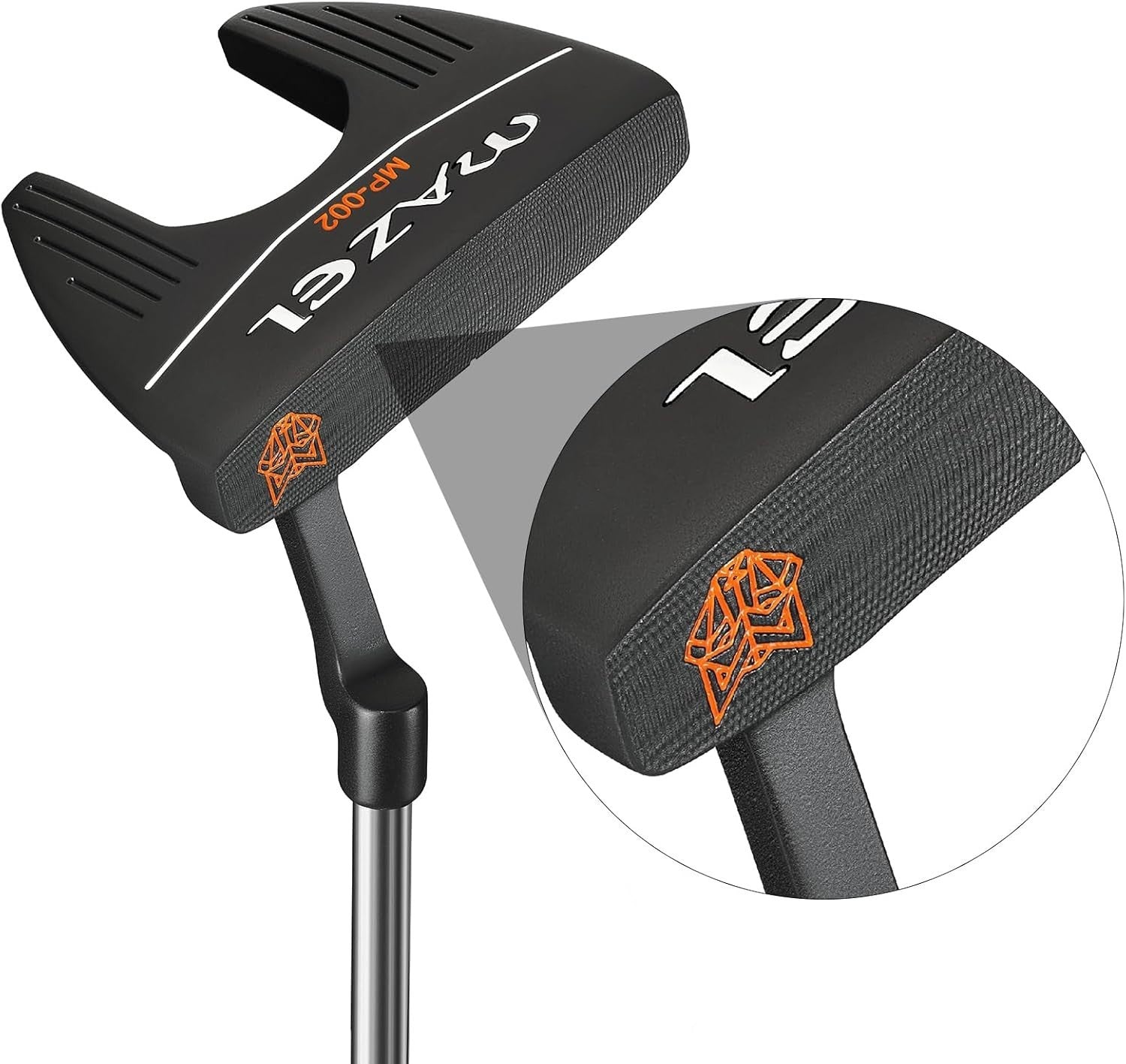 Mens Right Hand Mallet Golf Putter 34" Face Balanced Alignment High MOI