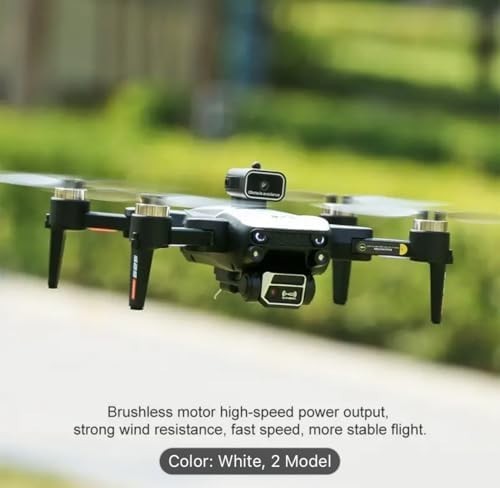 4K Dual Camera Drone with Brushless Motors, Foldable FPV Quadcopter