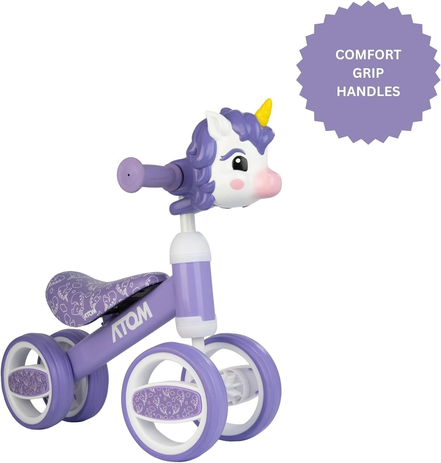 Toddler Balance Bike First Training Ride On 6in Wheels Age 1+ Purple