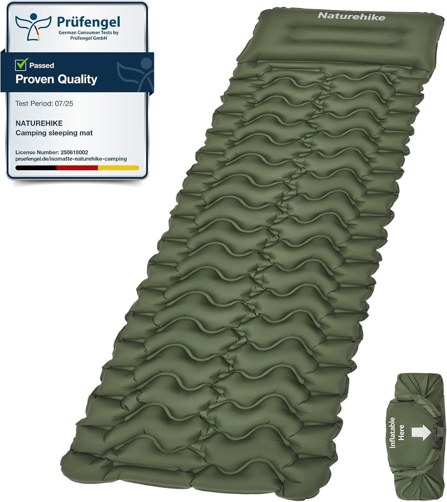 Ultralight Inflatable Camping Sleeping Mat – Self-Inflating, Waterproof, Compact