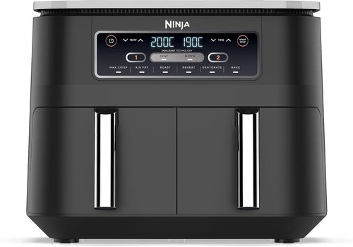 Dual Zone Digital Air Fryer 7.6L | 6-in-1 | No-Oil Cooking | Large Capacity