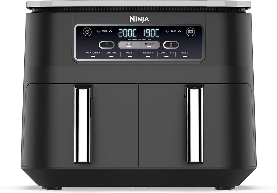 Dual Zone Digital Air Fryer 7.6L | 6-in-1 | No-Oil Cooking | Large Capacity