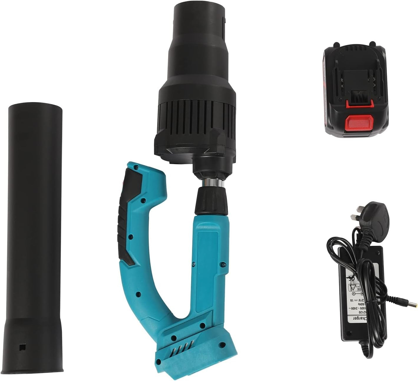 21V Cordless Leaf Blower with Battery & Charger Lightweight Yard Patio Cleaner