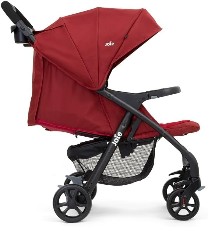 Lie-Flat Pushchair from Birth to 15kg, Travel System Ready, Footmuff