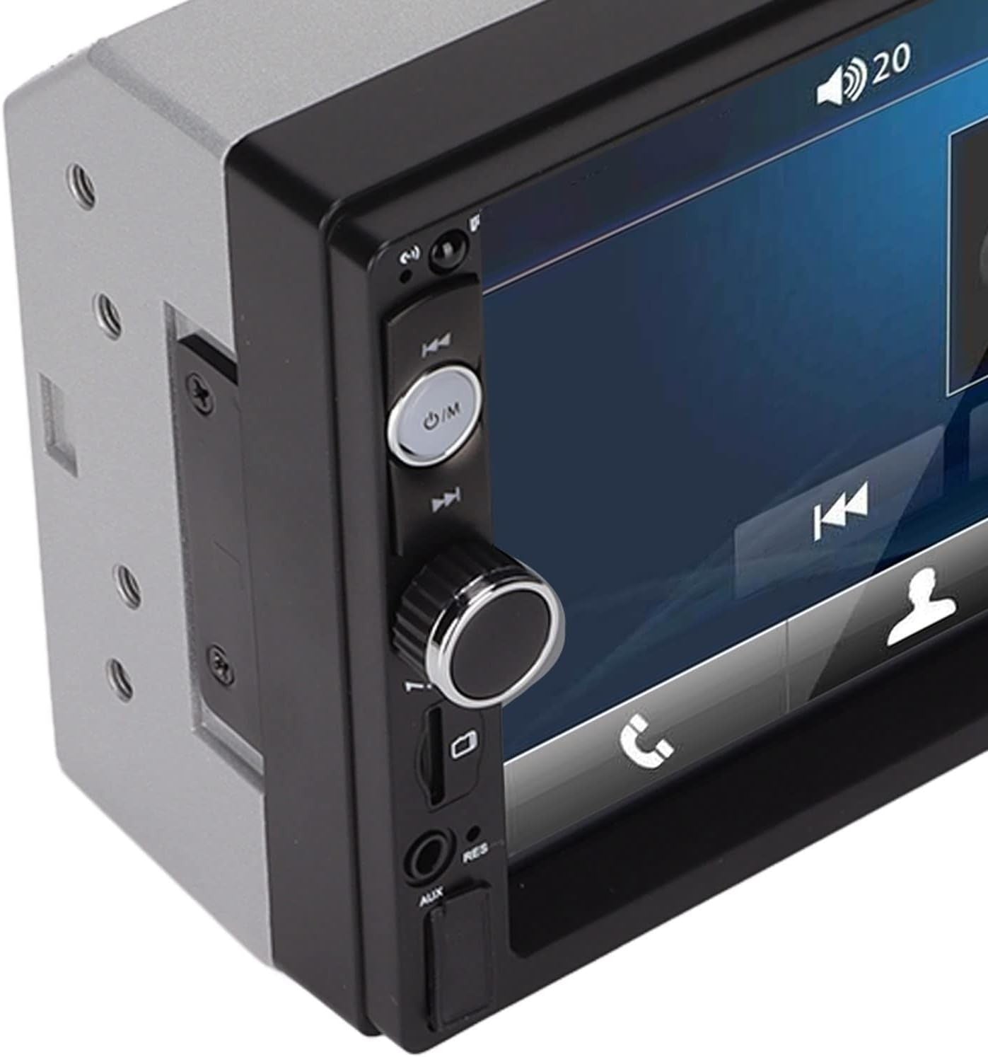 Black 7" Car MP5 Player – Bluetooth Multimedia Receiver w/ Remote