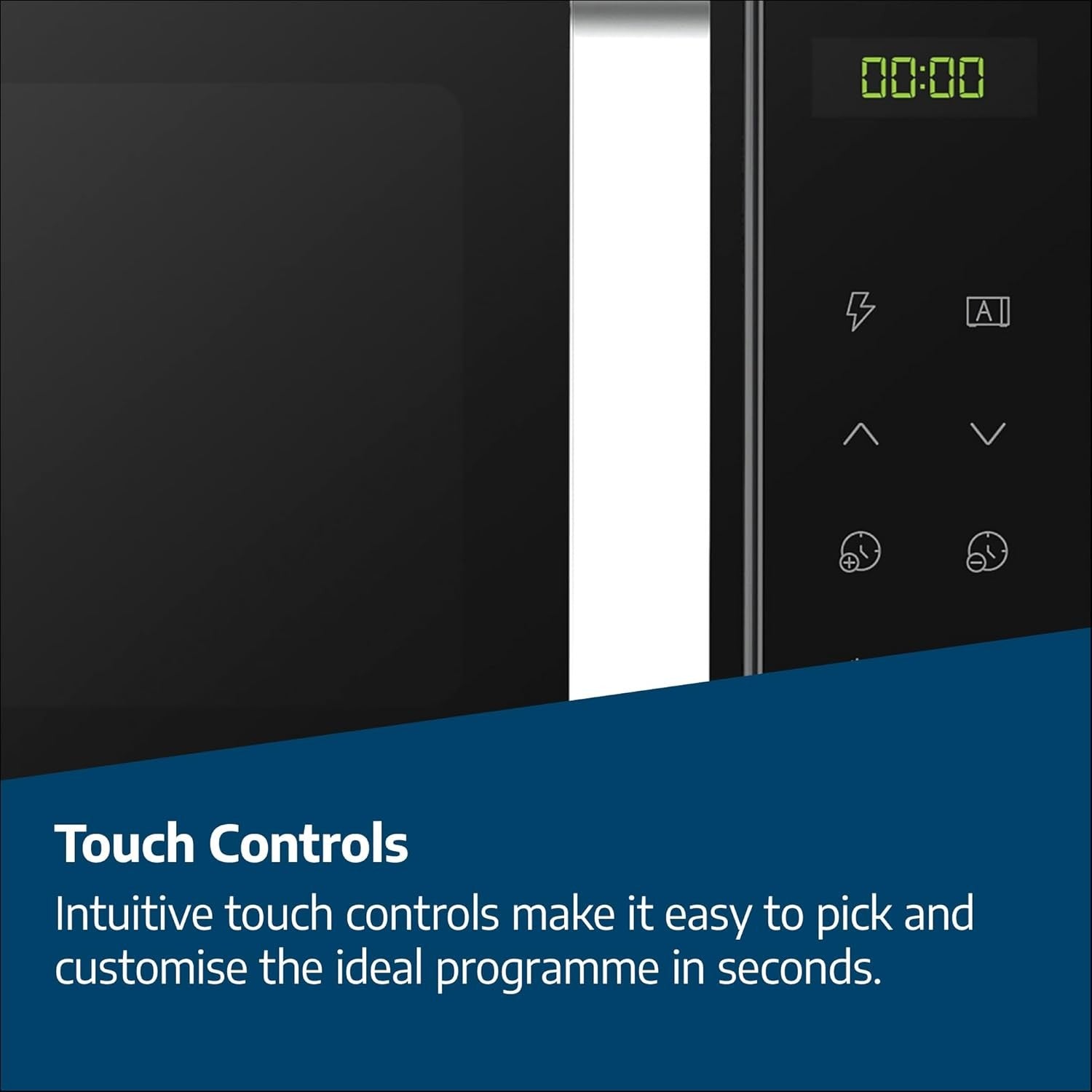 Beko Solo Microwave 20L Anthracite 800W, Touch Controls, Auto Cook