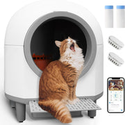 80L Automatic Cat Litter Robot Smart App Control Multi Cat Odor Free