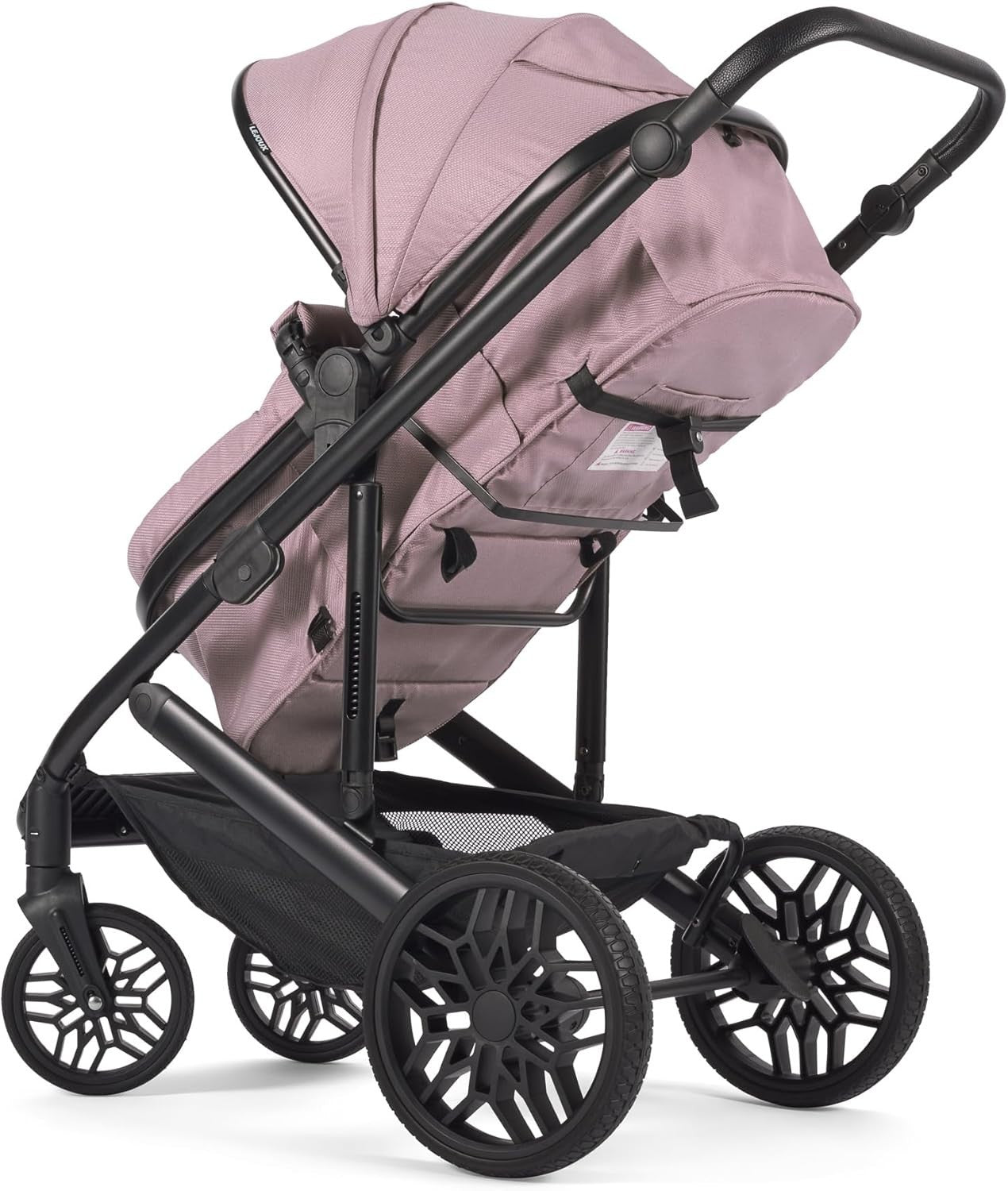Baby Pushchair Travel System Foldable Stroller Carrycot One Hand Fold Pink