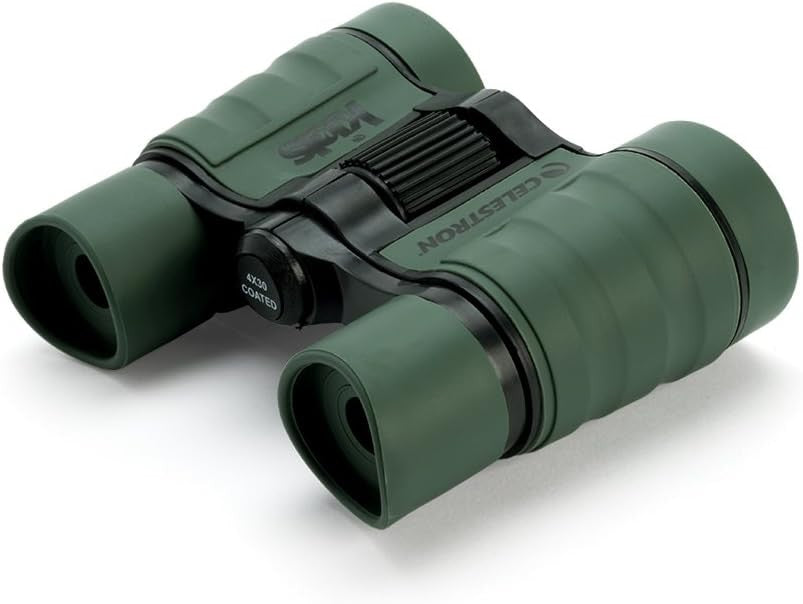 Kids 4x30 Outdoor Binoculars Shockproof Lightweight Toy for Exploring