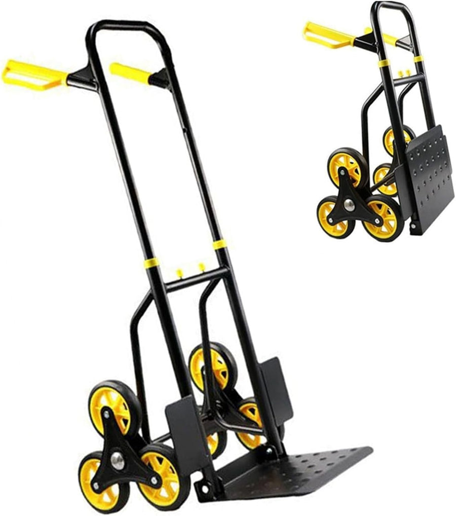 660lb Stair Climbing Hand Truck Folding Heavy Duty Dolly 6 Wheels