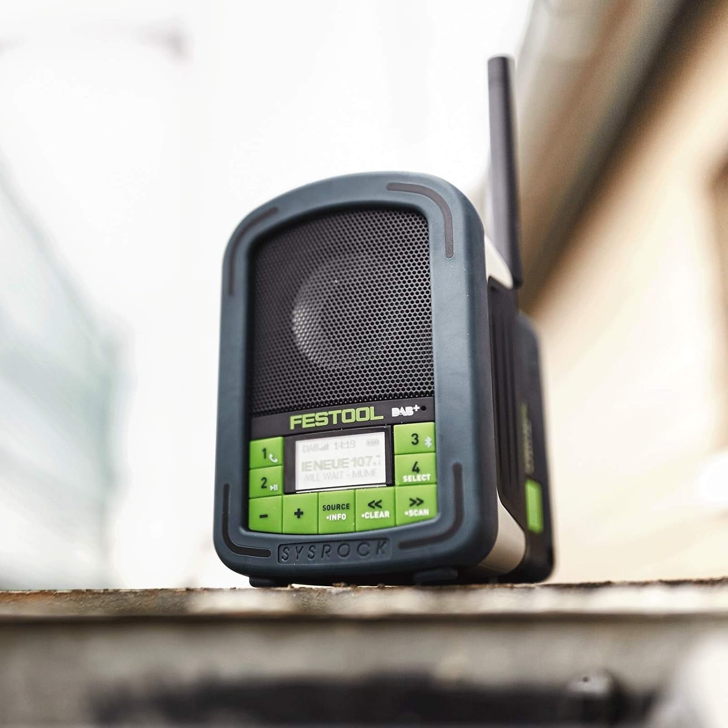 Compact DAB+ FM Site Radio Bluetooth Aux-in 240V Multi-Colour