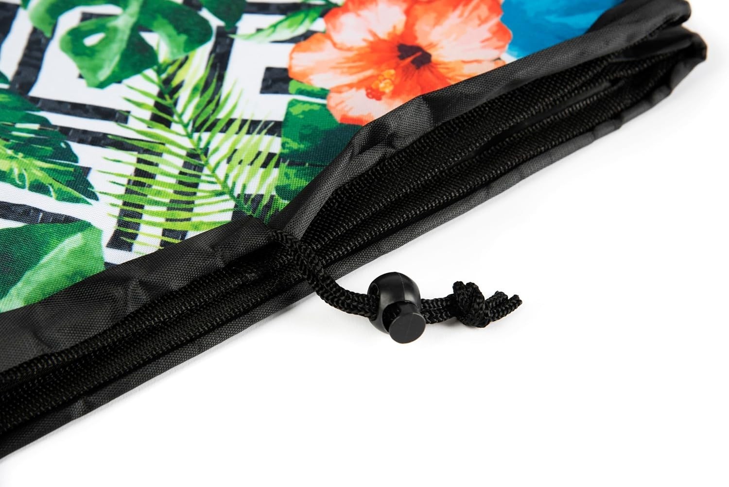 38L Foldable Tropical Chic Shopping Trolley Water-Resistant Grey